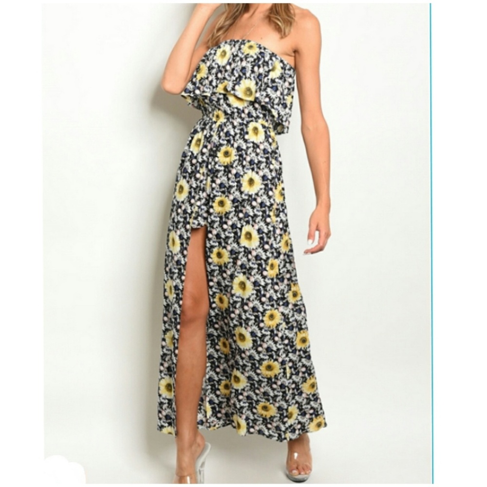 Off the shoulder maxi dress